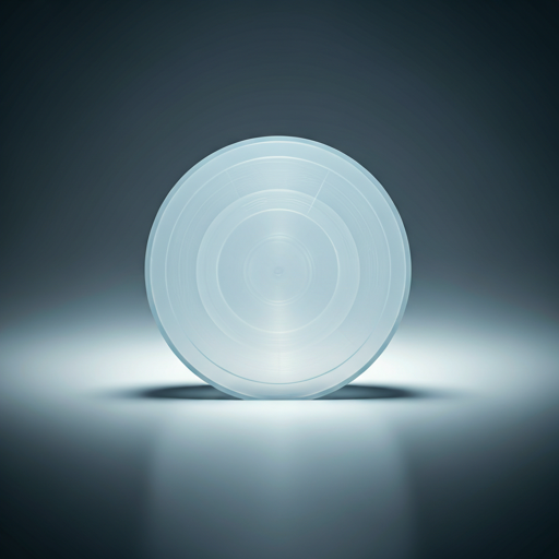 Precision injection molded plastic part on a clean technical surface